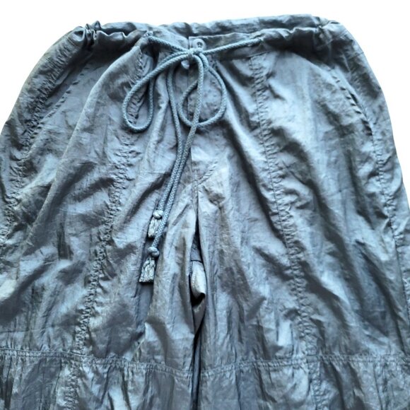 MOTEL NWOT Y2K Chute Trouser In Parachute Cool Grey Paratrooper Pants M - Picture 6 of 16